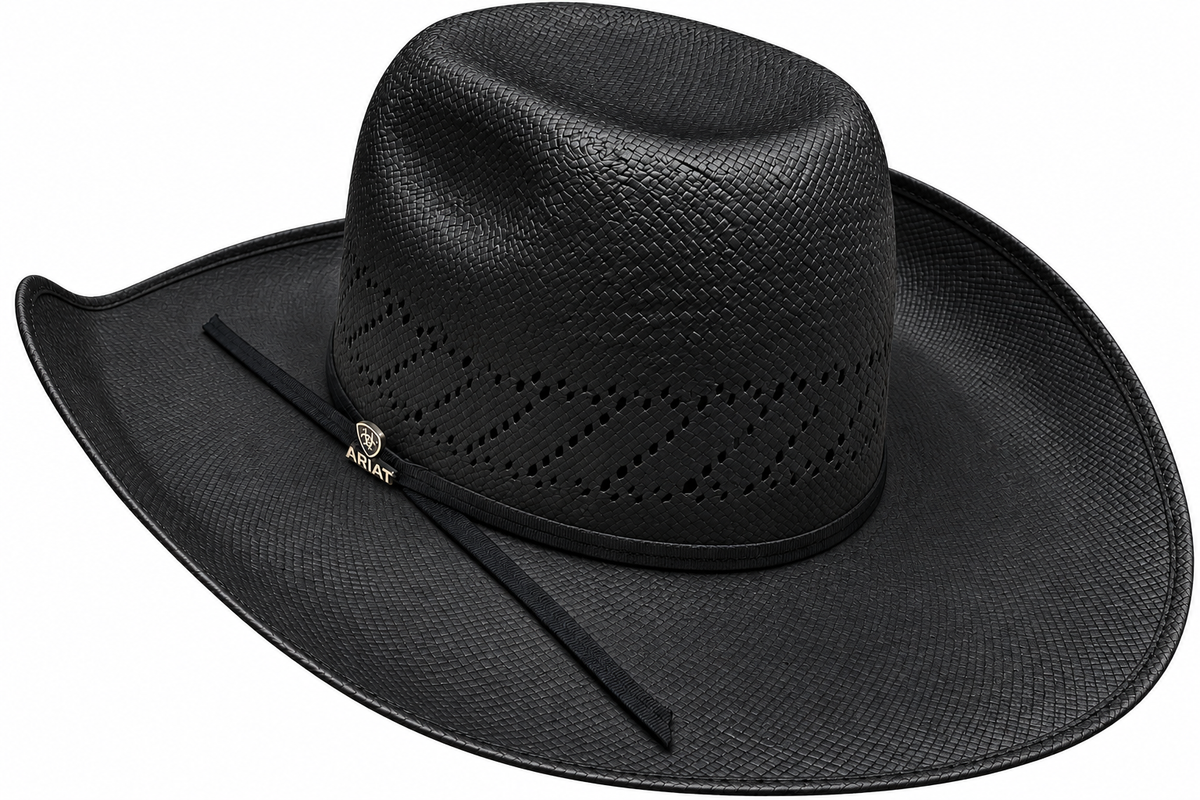 Ariat Kids 8X Shantung Cowboy Hat, Black A73006