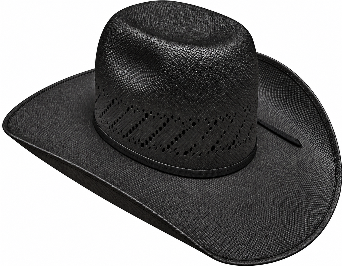 Ariat Kids 8X Shantung Cowboy Hat, Black A73006