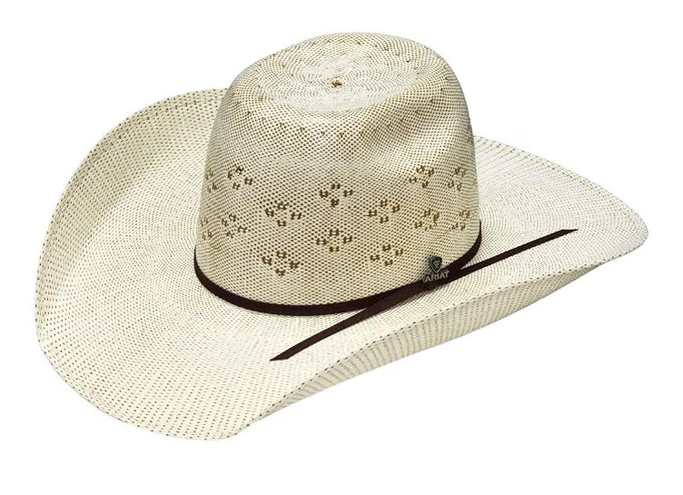 Ariat Bangora Ivory Borwn Straw Hat, A73240