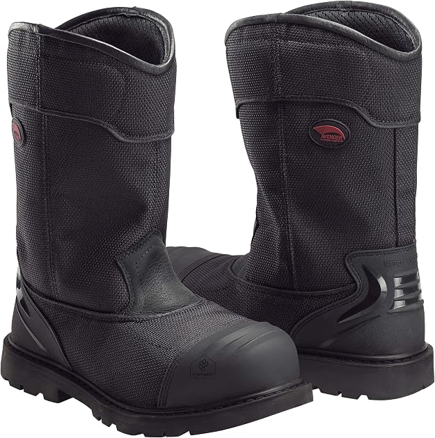 Avenger Men's Hammer 11" Wellington Carbon Toe Puncture Resistant Waterproof Work Boot, A7800