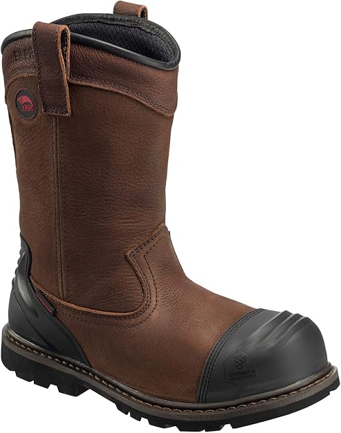 Avenger Men's Hammer Carbon Toe EH PR Waterproof Wellington Work Boots, A7876