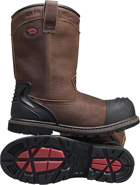 Avenger Men's Hammer Carbon Toe EH PR Waterproof Wellington Work Boots, A7876