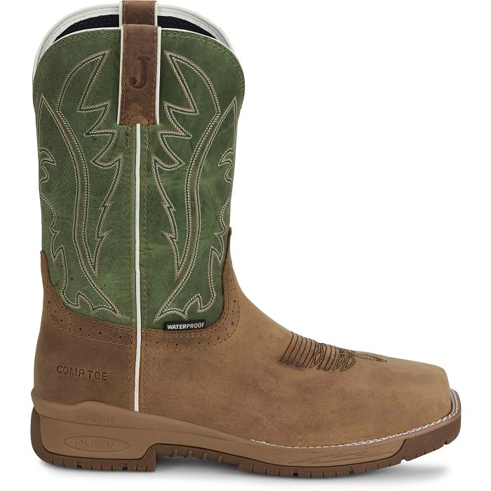 Justin Nitread 11" Waterproof Nano Comp Toe CR3210