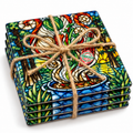 Gumbo Cookoff Coasters, Set of Four