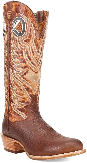 Dan Post Men's Bison Embroidered Round Toe Western Boots, DP5196