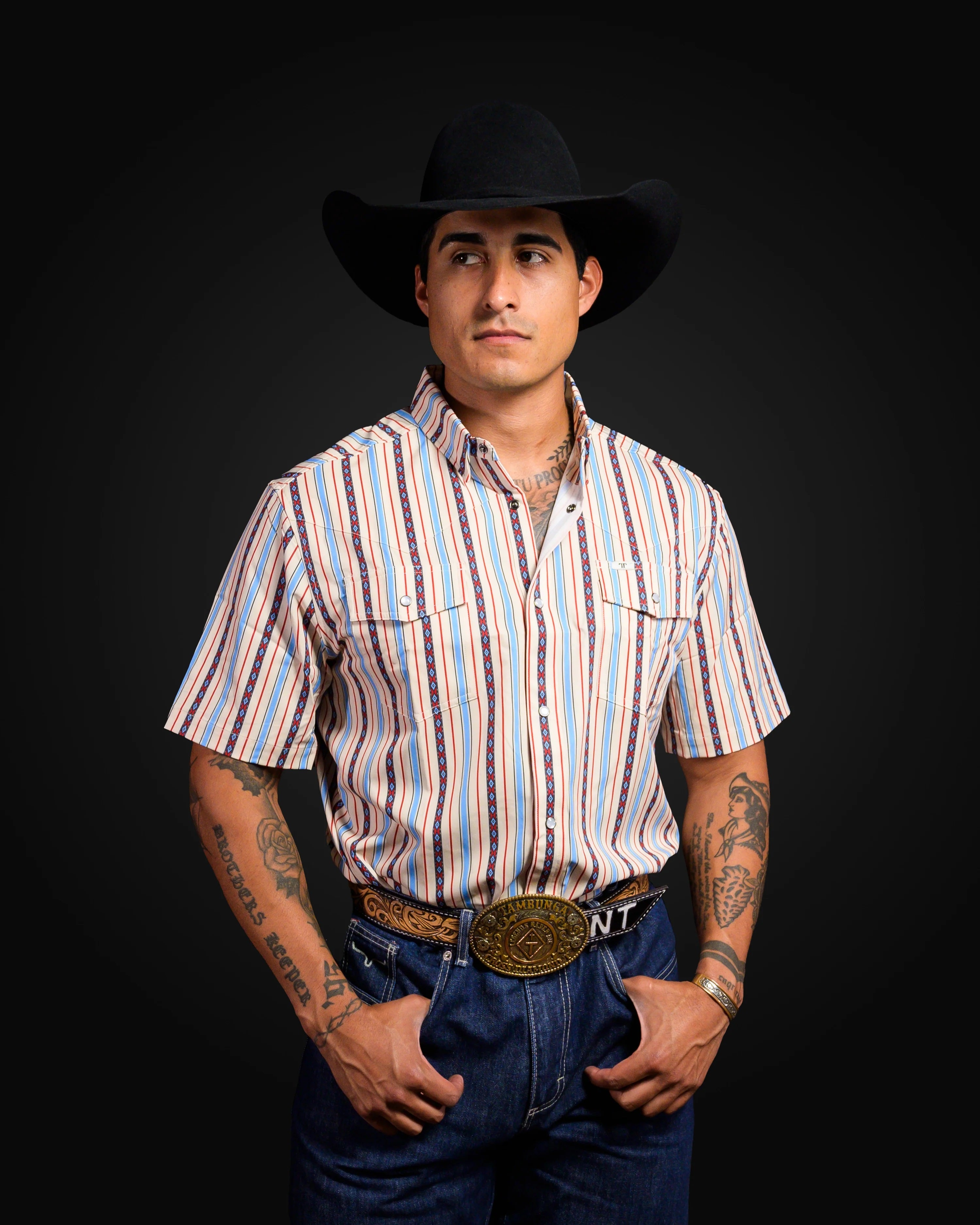 Ferrel The Edward - Short Sleeve Snap Shirt, FPS1002302