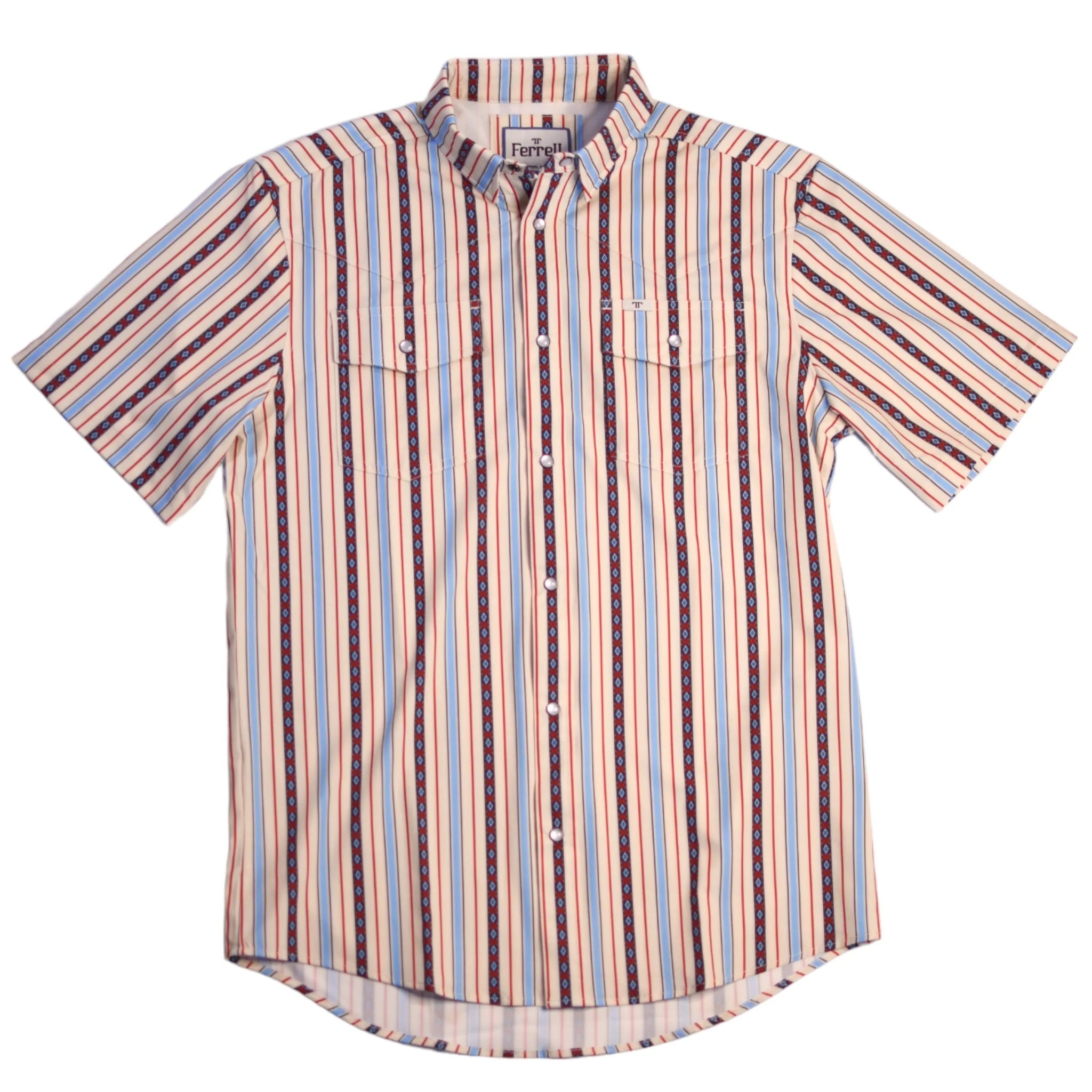 Ferrel The Edward - Short Sleeve Snap Shirt, FPS1002302