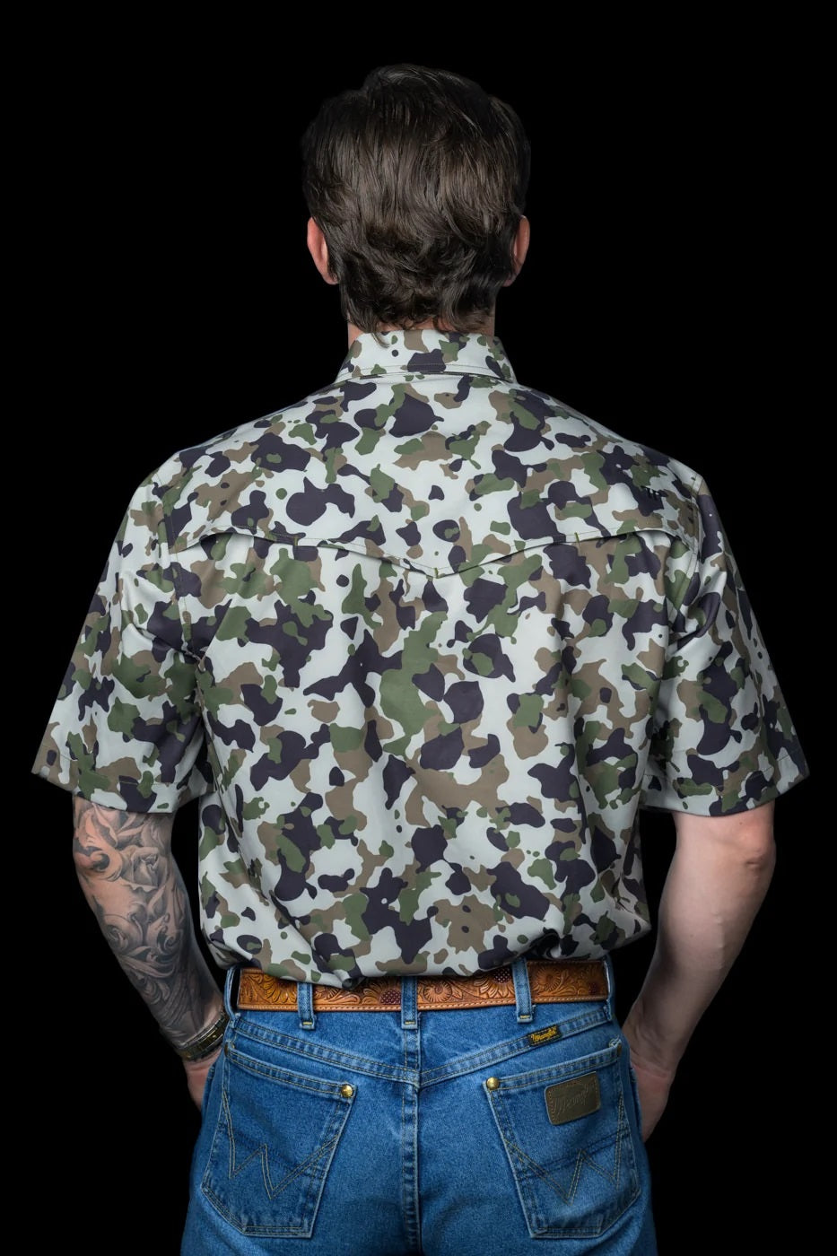 Ferrel Camo 2.0 Short Sleeve Snap Shirt, FPS1002322