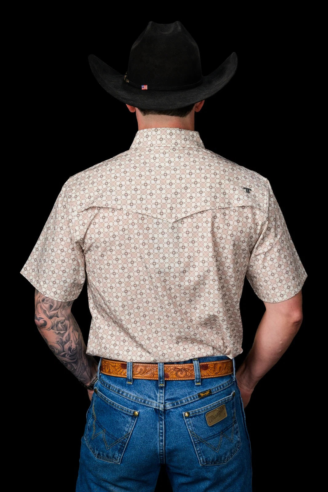 Ferrell Men's The Callen Short Sleeve Pearl Snap Shirt, FPS1026108