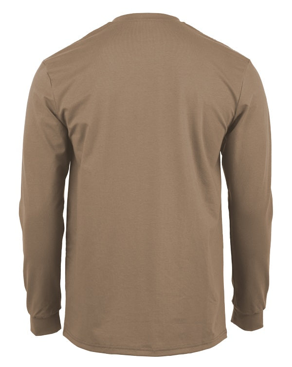Lapco FR Henley Tee | 7oz. 100% Cotton Jersey Knit | Khaki FRT-HJE 6KH