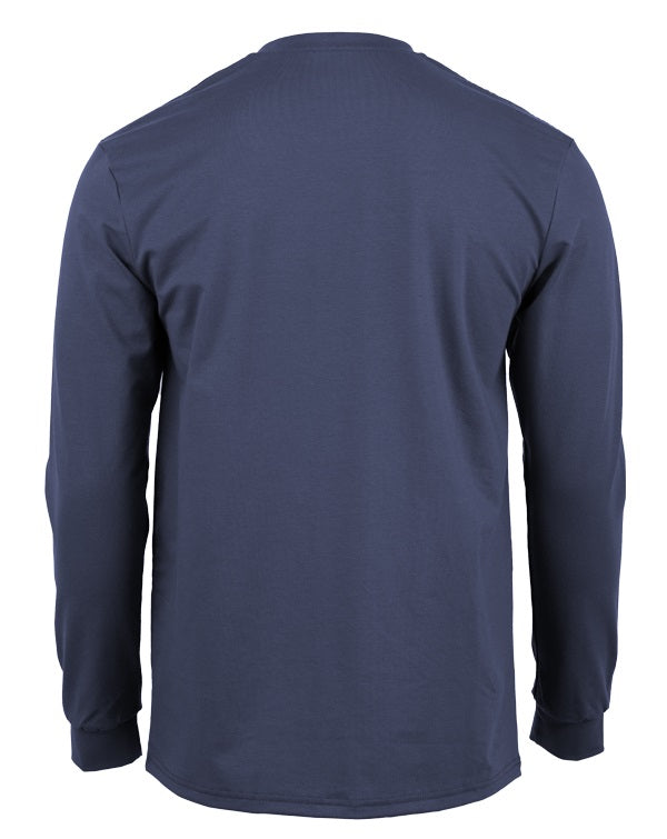 Lapco FR Henley Tee | 7oz. 100% Cotton Jersey Knit | Navy FRT-HJE 6NY