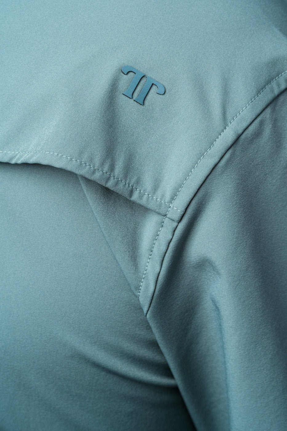 Ferrel CORE - Men's Aqua Long Sleeve Pearl Snap Shirt, FSL1002334