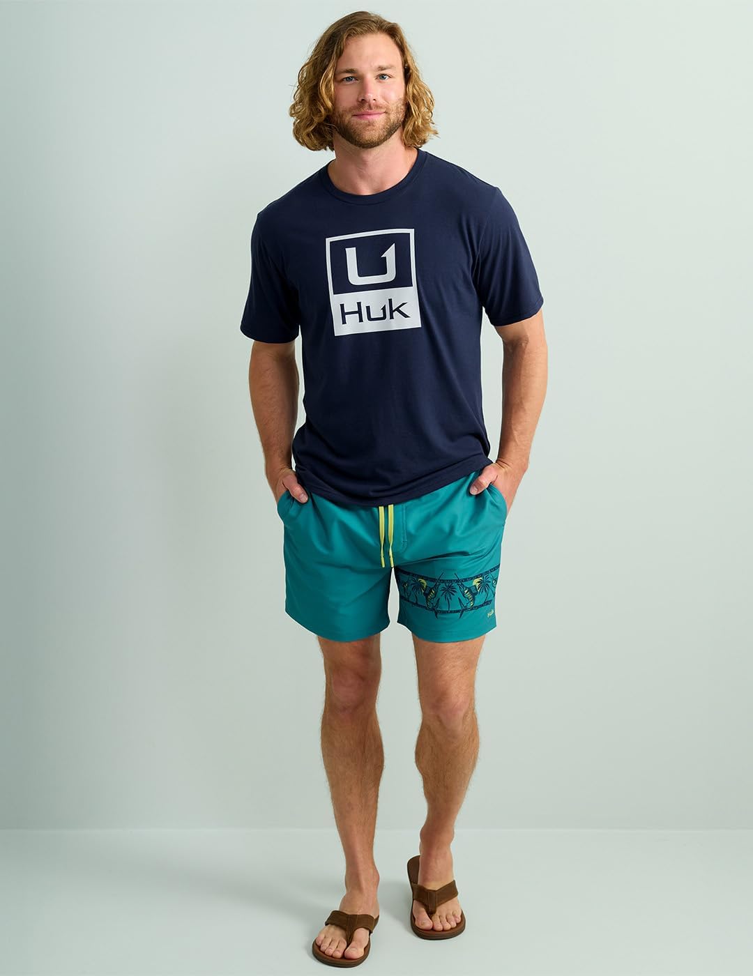 HUK Mens Performance Fishing Logo Tee, H1000427-413