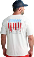 HUK Mens Performance Fishing Logo Tee, Short Sleeve H1000496-120