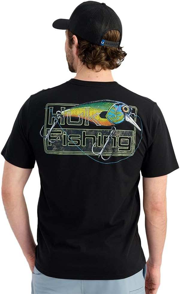 HUK Men's Kc Scott Pocket Tee, H1000572-001