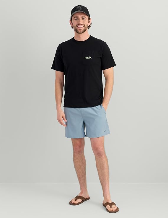 HUK Men's Kc Scott Pocket Tee, H1000572-001