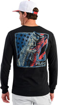 Huk Kc Scott Fishing Pocket Tee, Freshwater Black H1000574-001