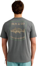 HUK Mens Performance Fishing Logo Tee, Short Sleeve H1000577-058