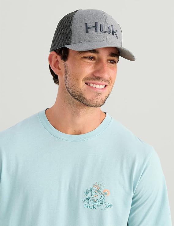 HUK Sun Draft Tee, Heron Blue H1000584-395