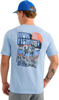HUK Bait 'N Fetch Tee, Cerulean H1000585-423