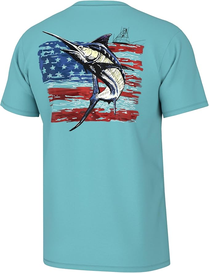 HUK Men's Kc Scott Short Sleeve Performance Fishing T-Shirt, H1000613-187
