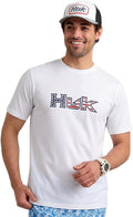 HUK Americana Fill Tee, White H1000626-100