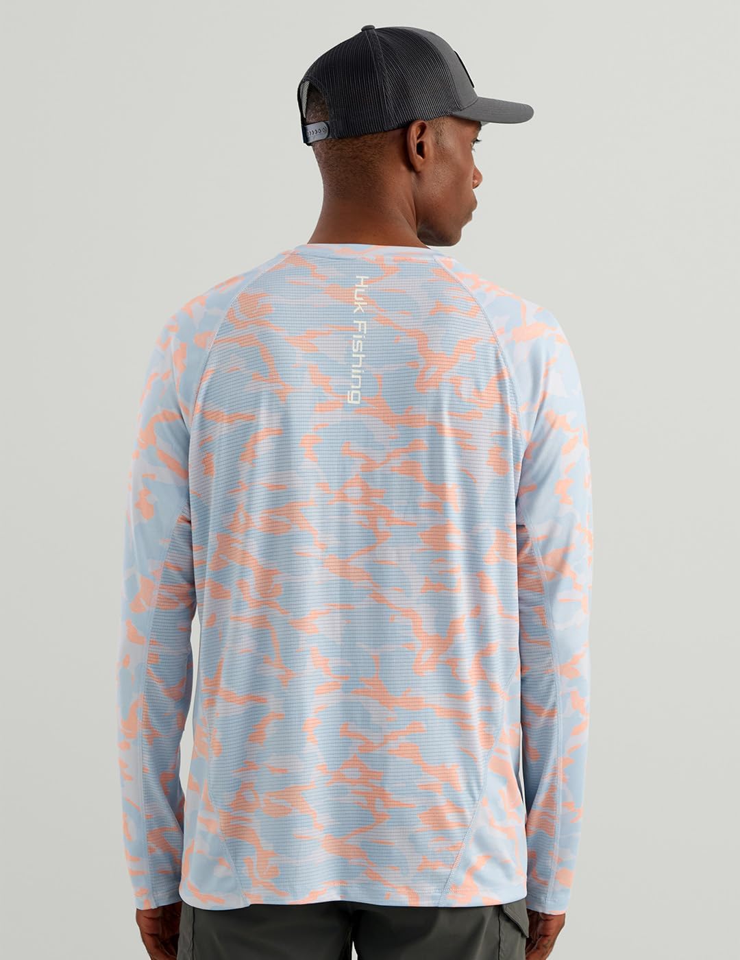 Huk Icon Printed Performance Crew, Coral Reef Camo H1200730-818