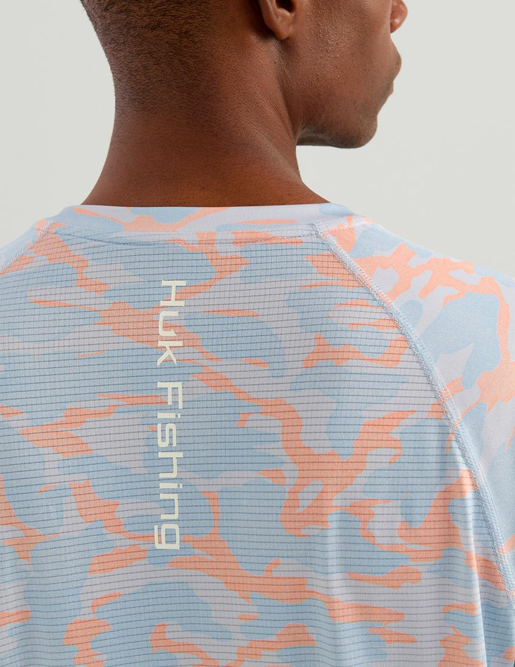Huk Icon Printed Performance Crew, Coral Reef Camo H1200730-818