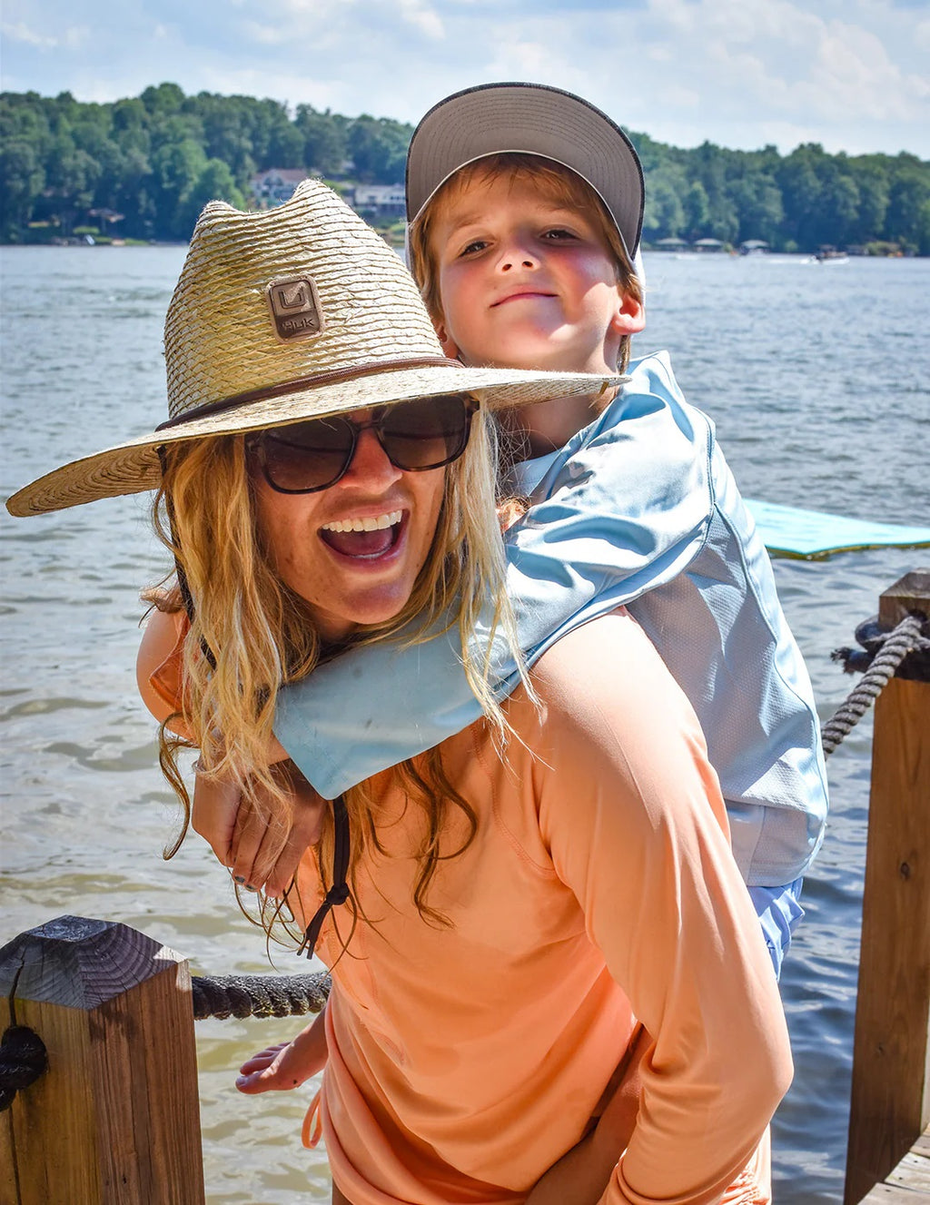 HUK Crushable Straw Hat, H3000531-242