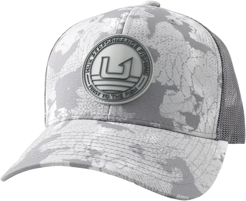 HUK Men's KC Printed Circle Patch Trucker Hat, H3000561-028