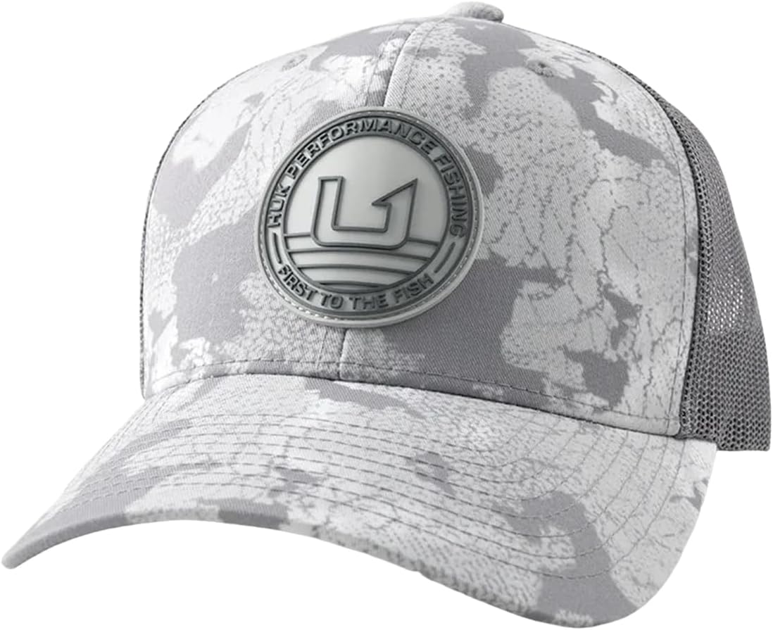 HUK Men's KC Printed Circle Patch Trucker Hat, H3000561-028