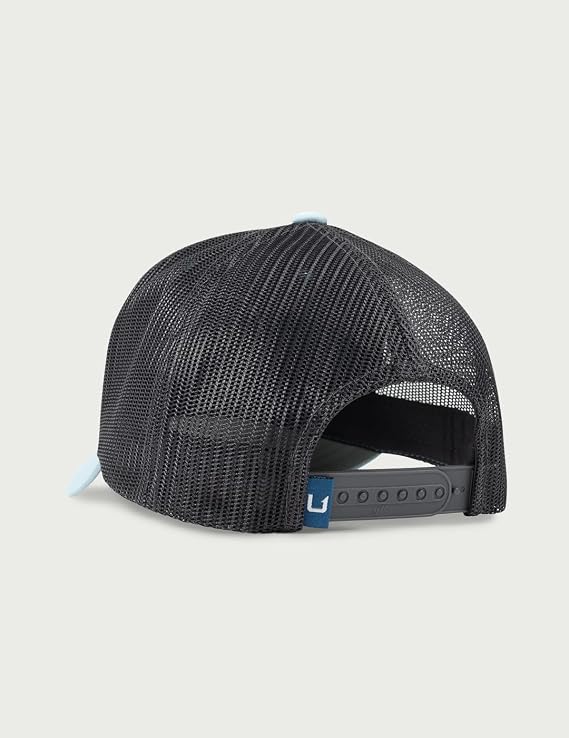 HUK Men's Leather Patch Trucker Hat, H3000563-040