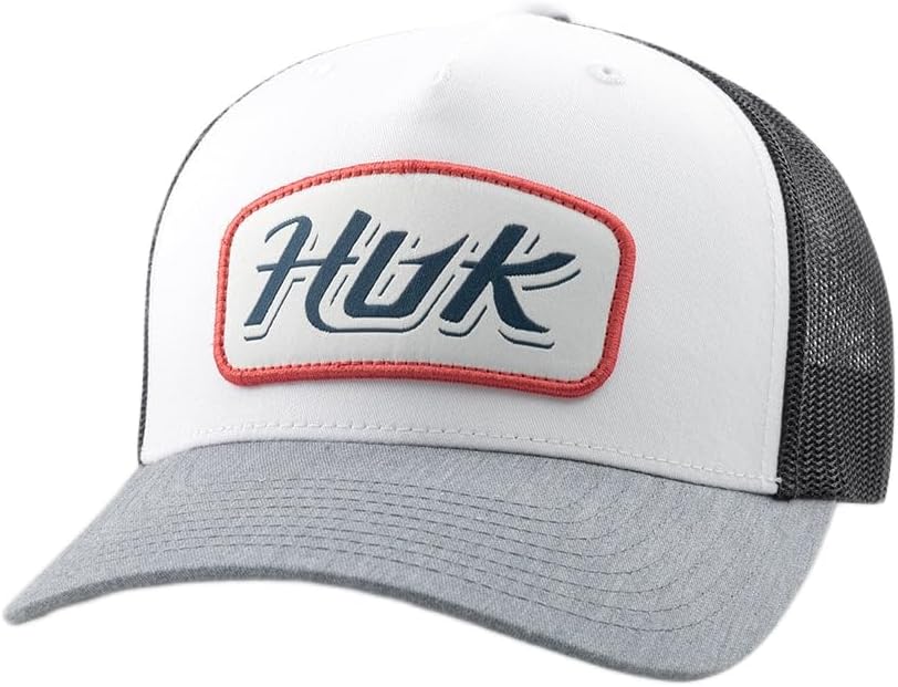 HUK Men's Script Patch Trucker Hat, H3000564-033