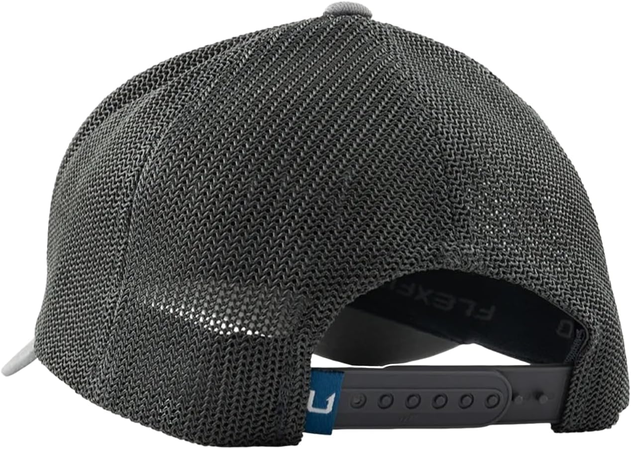 HUK Mens Trucker Hat, Anti-Glare Snapback Fishing Hat for Men, H3000580-425