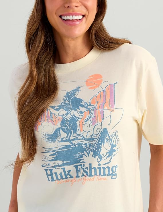 HUK Womens Short Sleeve Performance Tee, H6100109-106