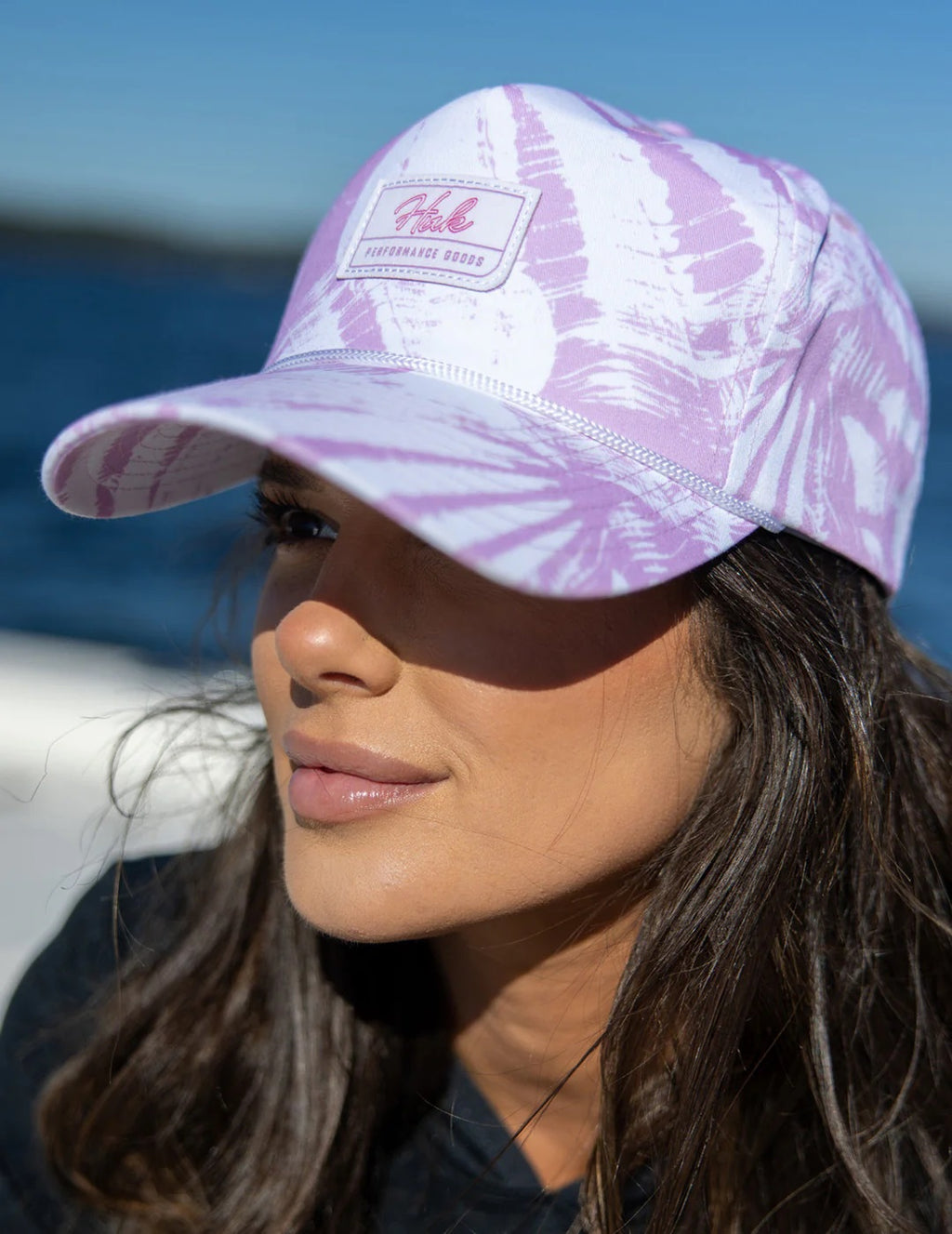 Huk Womens 5 Panel Printed Rope Hat, H6300072-563