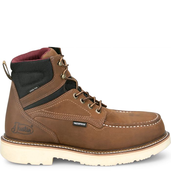 Justin Bristol 6" Waterproof Steel Toe HW687