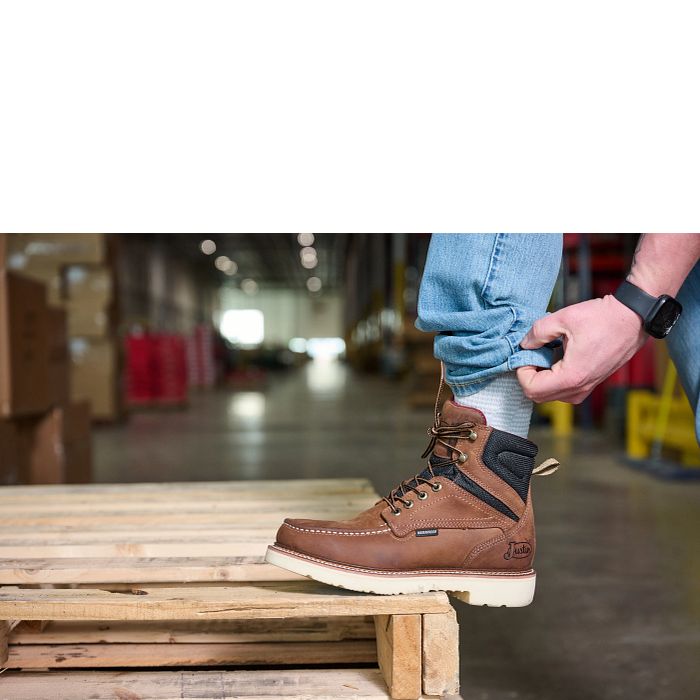 Justin Bristol 6" Waterproof Steel Toe HW687