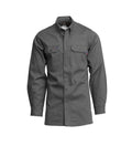 Lapco FR Uniform Shirt, 7 Oz. 100% Cotton, Gray IGR7