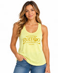 Gumbo Cookoff Ladies Yellow Tank Top