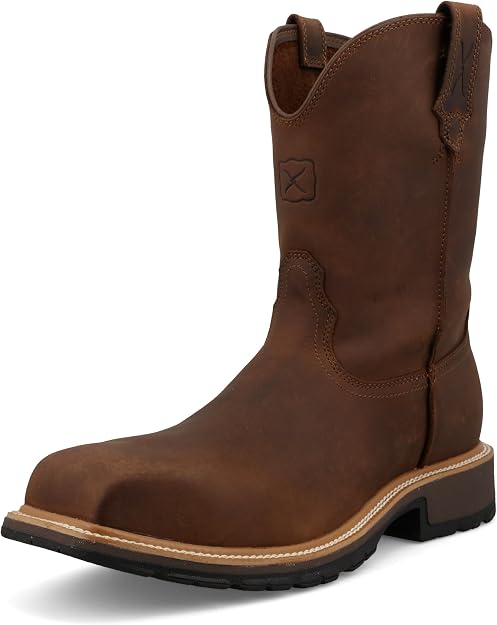 Twisted X mens 10" Nano Composite Toe Cowboy Work Boot, MCN0001
