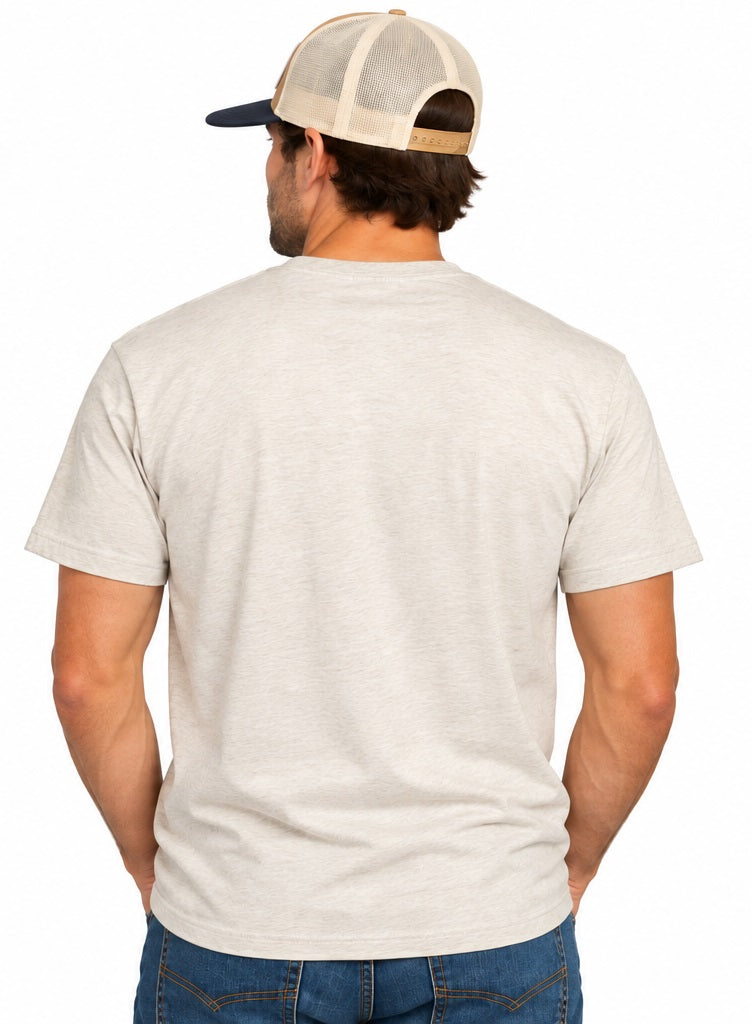 Kimes Ranch American Trucker Tee Shirt, Sand MSH0000060