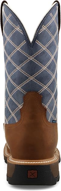Twisted X Men's 11" Pull on Nano Composite Toe Ultralite X Waterproof Western Work Boot, MUNW006
