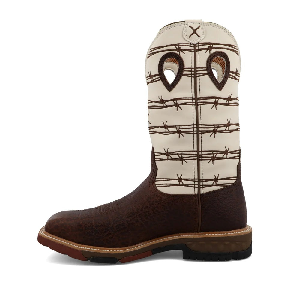 Twisted X Men's 12" Western Work Boot, MXBA006