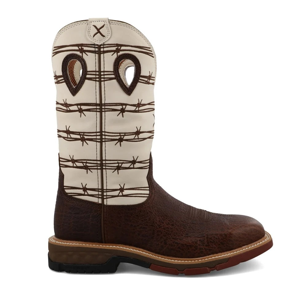 Twisted X Men's 12" Western Work Boot, MXBA006