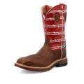 Twisted X Men's Pull On Nano Composite Toe Waterproof Western Work Boot, MXBNW01