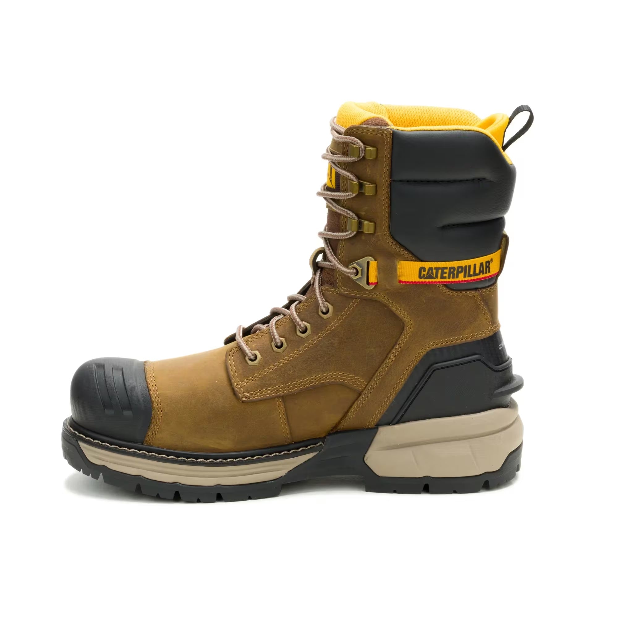 Caterpillar Men's Excavator ft Power Spring™ Technology 8" Waterproof Composite Toe Work Boot, P91828