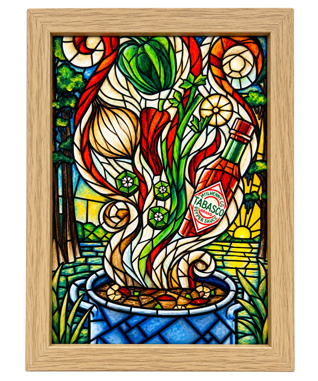 Gumbo Cookoff Glass Frame
