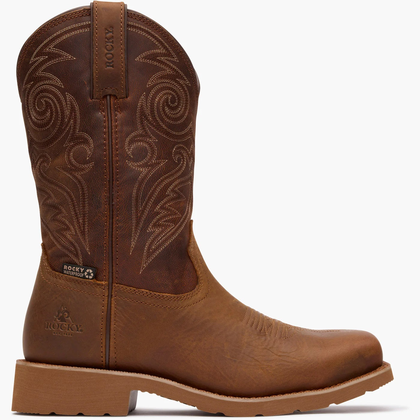 Rocky MonoCrepe 12” Waterproof Western Boot RKW0431
