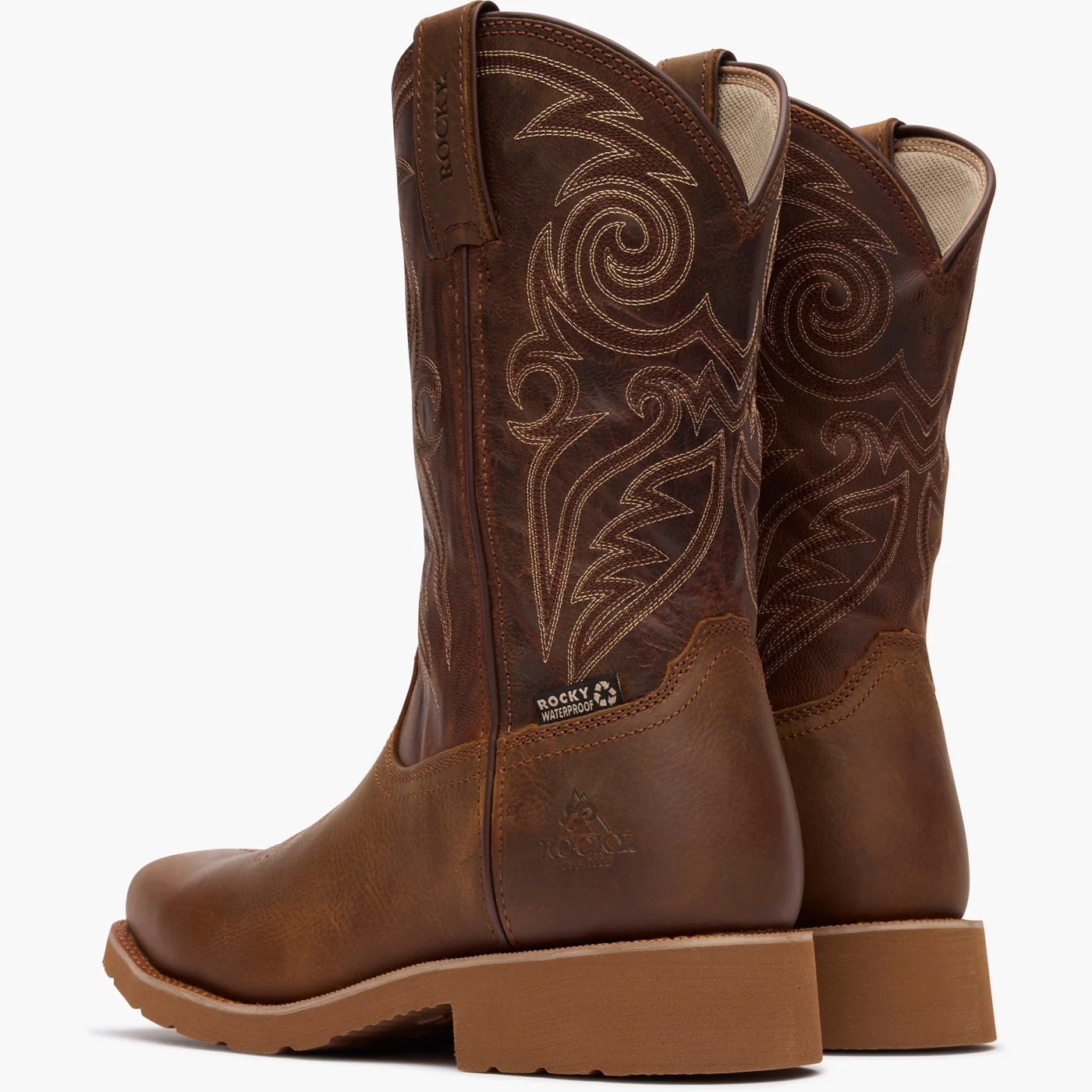 Rocky MonoCrepe 12” Waterproof Western Boot RKW0431